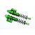 GPM Aluminium 170mm Piggyback Shock Absorbers 2Pcs - Green SB170R/L-G-BK