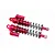 GPM Aluminium 170mm Piggyback Shock Absorbers 2Pcs - Red SB170R/L-R-BK