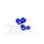 GPM Brake Caliper & 20T Servo Horn Set 2Pcs - Blue MX2020T-B