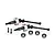 GPM Carbon Steel CVD Driveshafts w/ 5mm Shafts & 12mm Hex - Black LMTM035/5MM-BK