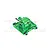 GPM Aluminium Centre Gearbox Housing Set - Green LMTM039-G