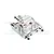 GPM Aluminium Centre Gearbox Housing Set - Silver LMTM039-S