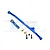 GPM Aluminium Steering Tie Rod & Drag Link Set - Blue LMTM612-B