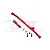GPM Aluminium Steering Tie Rod & Drag Link Set - Red LMTM612-R