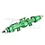 GPM Aluminium Complete Quick Release Rear Axle Set - Green LMTM013KIT-G