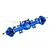 GPM Aluminium Complete Quick Release Front Axle Set - Blue LMTM012KIT-B