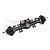 GPM Aluminium Complete Quick Release Front Axle Set - Black LMTM012KIT-BK