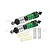 GPM Aluminium Complete Shock Absorber Set 2Pcs - Green LMTM065F/R-G-S