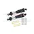 GPM Aluminium Complete Shock Absorber Set 2Pcs - Black LMTM065F/R-BK-S