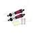 GPM Aluminium Complete Shock Absorber Set 2Pcs - Red LMTM065F/R-R-S