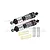 GPM Aluminium Complete Shock Absorber Set 2Pcs - Silver LMTM065F/R-S-S