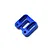 GPM Blue Aluminium Servo Mount SCX6024-B