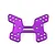 HSP Purple 2.5mm Aluminium Rear Shock Tower 06014A