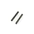 Two cylindrical metal hinge pins for RC cars, shown against a plain white background.