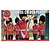 Airfix Guards Colour Party 1/76 scale plastic model kit box art showing British guardsmen in red tunics and bearskin hats.
