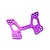 HSP Purple 4mm Aluminium Front Shock Tower 106022A