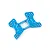 HSP Blue 4mm Aluminium Rear Shock Tower 106023