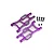 HSP Purple Aluminium Rear Lower Suspension Arms 2Pcs 106021A