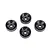 Traxxas Black Wheel Washers 4Pcs 10257