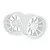 HSP 3.1" White Truck Rims 2Pcs 08008C
