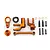 Traxxas Orange Aluminium Steering Assembly Set 10246-ORNG