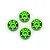 Traxxas Aluminium Pro Scale Wheel Washers 4Pcs - Green 10257-GRN