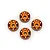 Traxxas Aluminium Pro Scale Wheel Washers 4Pcs - Orange 10257-ORNG