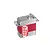 MKS Silver/Red Aluminium DS95 Micro 3kg 6V Coreless Metal Geared Servo S0017001
