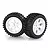 HSP 2.8" Off Road Tyres on White Rims - Wheels 2Pcs 08010C