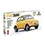 Italeri 1/12 scale Fiat 500 F plastic model kit box featuring a yellow Fiat 500 F car on the front.