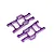 HSP Purple Aluminium Front Lower Suspension Arms 2Pcs 108019A