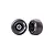 Traxxas 2.2/3.0" Mickey Thompson Drag Rear Tyres on Gloss Black Weld Rims - Glued Wheels 2Pcs 9476
