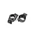 Traxxas Grey Aluminium Caster Blocks (C-Hubs) 2Pcs 7832-GRAY