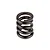 A single black metal coil spring for an RC slipper clutch mechanism, shown against a plain white background.