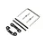 Losi Aluminium Front Hinge Pin & Brace Set LOS254058