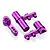 HSP Purple Aluminium Steering Servo Saver Set 102057A