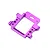 HSP Purple Aluminium Front Bulkhead 102060A