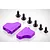 HSP Purple Aluminium Servo Mounts w/ Mounting Screws 103013A