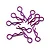 Yeah Racing Purple Steel Body Clips 10Pcs YA-0594PP