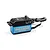 Yeah Racing Blue Aluminium Hackgear 10kg Low Profile Metal Gear Servo YE-0045BU