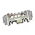 GPM Grey Silver Aluminium Gear Box Skid Plate Set TRX4038BA-GS