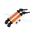 GPM Orange Aluminium & Steel CVD Driveshafts 2Pcs MAB108FRS-OR
