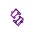 HSP Purple Aluminium Adjustable Wing Mount 106045A