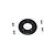 GPM Racing hardened steel 39T 1Mod spur gear with four included mounting screws on a white background.