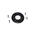 A black GPM Racing 41T hardened steel spur gear surrounded by four small flat-head screws on a white background.