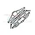 GPM Grey Silver Aluminium Suspension Arms w/ Driveshafts BR54556288-GS
