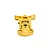 GPM Gold Aluminium Rear Fender Mount MX330-GD
