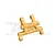 GPM Gold Aluminium Front Suspension Mount MX087-GD
