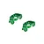 GPM Green Aluminium Hub Carriers (C-Hubs) 2Pcs LMTM019-G