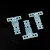 Three translucent Yeah Racing T-plates for 1/28 scale RC cars, labeled 5H, 5M, and 5S, arranged on a black background.